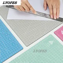 A2 a3 a4 a5cutting board grade linha auto-cura placa de corte ofício cartão multi-cor dupla face desktop almofada de corte