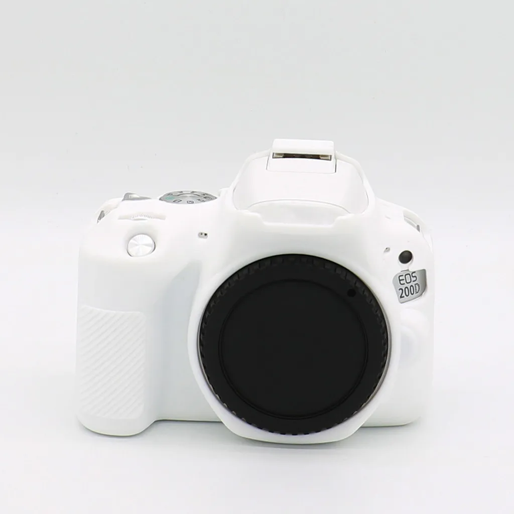 Резиновый чехол HIPERDEAL, силиконовый чехол для корпуса для Canon 200D, защитный чехол для камеры, мягкий высококачественный чехол для камеры Jy26