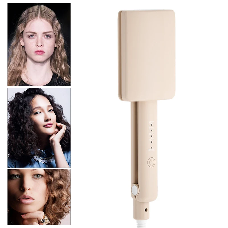 Triple Barrel Hair Curling Wand Ceramic Glaze Hair Care Curling Iron Curler Roller Corrugation Waver Curly Styling Tool