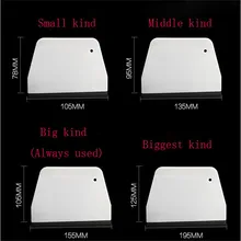 Cor branca cortador de cozinha bolo espátulas bolo pastelaria espátulas raspador de manteiga trapezoidal ferramentas de bolo de plástico massa raspar