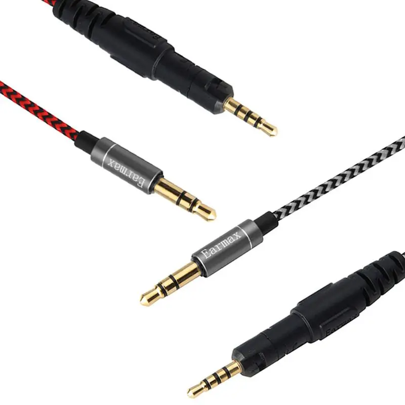 Аудио нейлоновый тканый кабель провод Замена шнура для Shure SRH840 SRH940 SRH440 SRH750DJ наушники гарнитура