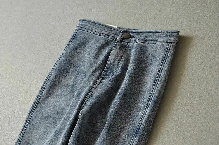 Джинсы aajeans в европейском и американском стиле, обтягивающие, эластичные, с высокой талией, женские ковбойские леггинсы, женские