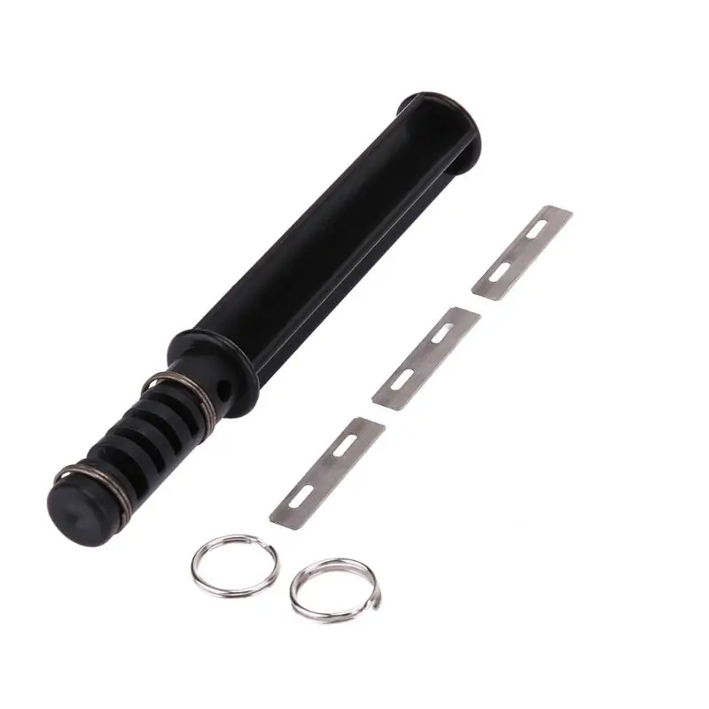 

6in DIY Swivel Leather Strip & Strap Hand Cutter Craft Tools with 3 Blade