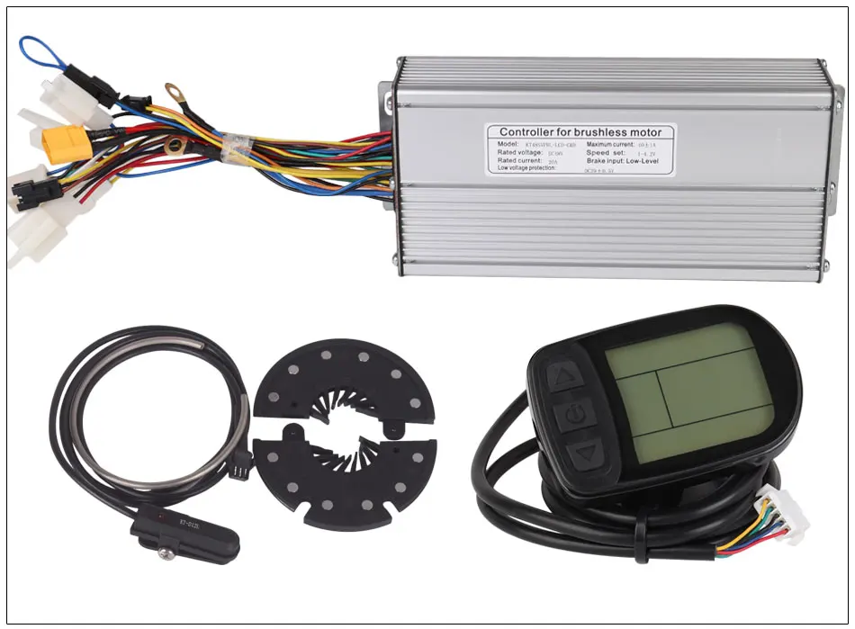 48V 1000W 40A контроллер lcd 5 дисплей метр PAS набор электронных велосипедов конверсионный комплект синусоидальный Датчик Холла KT серия