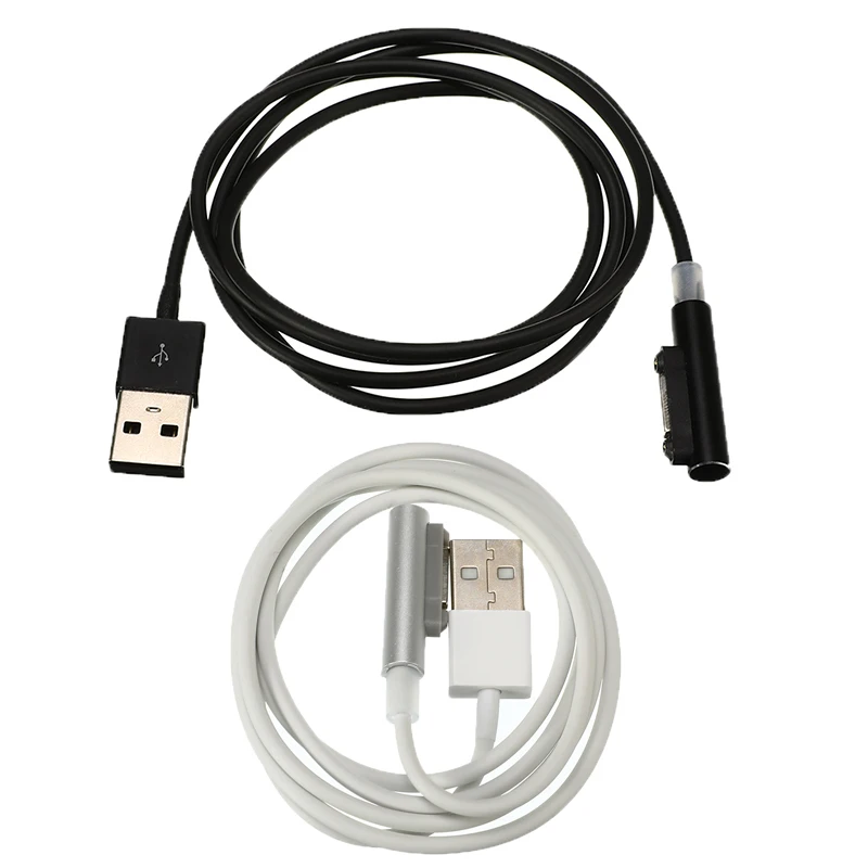 1 шт. Магнитный usb-кабель для зарядки Sony Xperia Z3 Compact Z3 Mini Z2 Tablet Z1 XL39h L55H L50T L55W провод черный белый 1 м