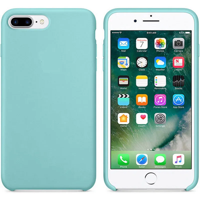 11 ice blue Силиконовый чехол для iphone 11 6s 7 8 Plus, Официальный чехол для iphone XS 11 PROMAX, без логотипа, чехол, чехол для iphone XR - Цвет: 11 ice blue