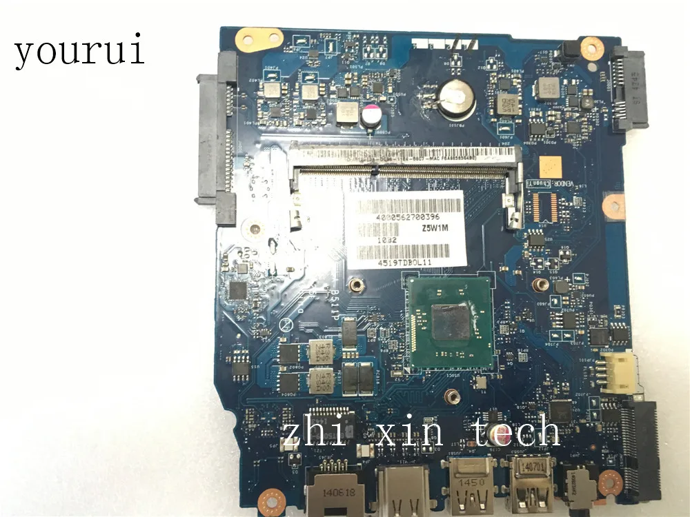 

yourui Original For Acer aspire E5-511 Laptop motherboard with N2830 CPU Z5W1M LA-B511P DDR3 Fully Test working