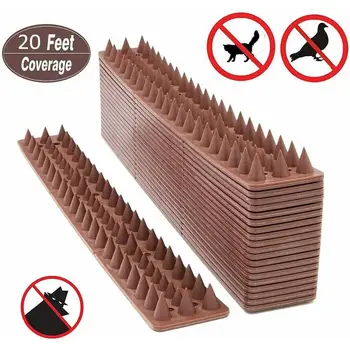 

3pcs Plastic Spike Creative Fashion Plastic Practical Bird Nail Piece Bird Defender Anti-Climbing Bird Repellent for Garden Home