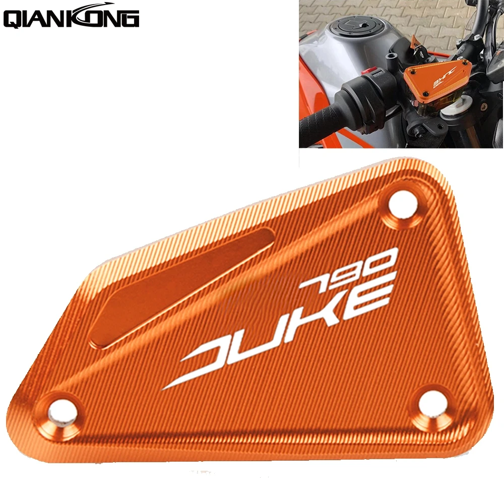 

CNC Aluminum Motorcycle Front Brake Fluid Reservoir Engine Oil Filter Cover Cap For KTM 790 DUKE 2018 2019 2018-2019 790DUKE