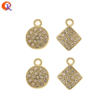 

Cordial Design 100Pcs Jewelry Accessories/Rhinestone Charms/Geometry Shape/Earrings Connectors/DIY Making/Hand Made/Pendant