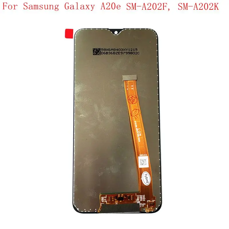 Для Samsung Galaxy A20E SM-A202F SM-A202K ЖК-дисплей с сенсорным стеклом в сборе SM-A202F/DS | Мобильные