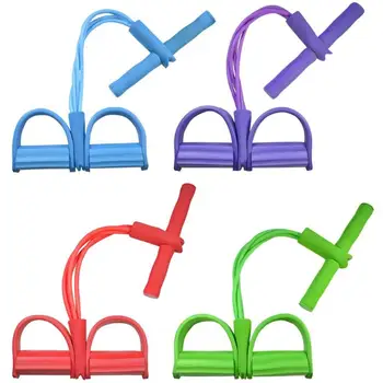 

4 Tube Resistance Bands Latex Pedal Exerciser Sit-up Pull Rope Expander Elastic Bands Yoga equipment Pilates Workout