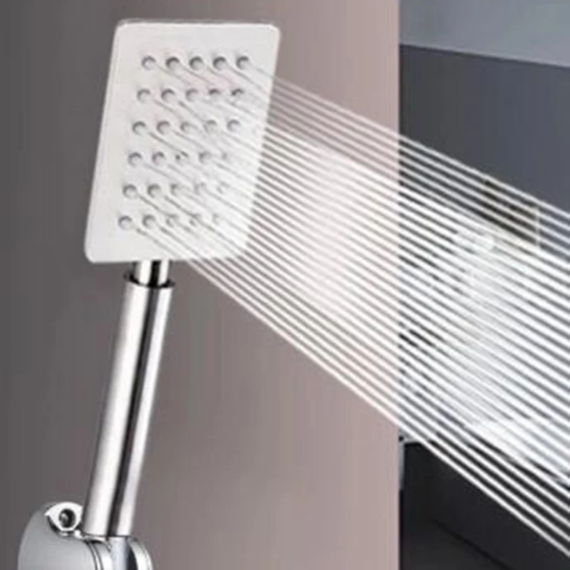 Ванная комната дождевая Легкая очистка Душ спрей хром ручная душевая головка