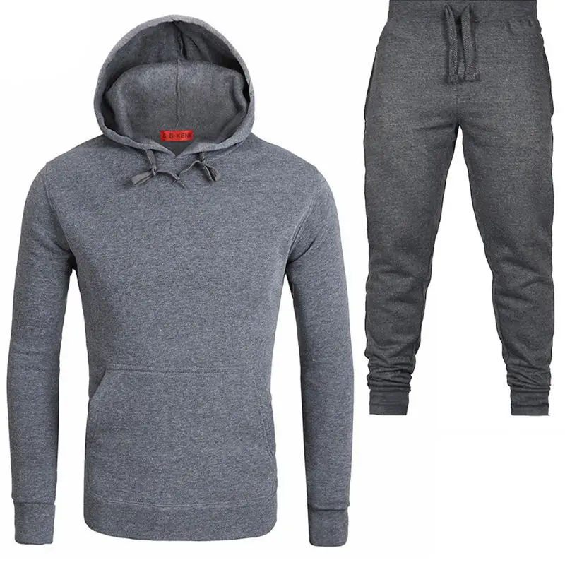 

Winter Autumn Men Hoodie sweatshirt jacket+joggers sweatpants LOGO Optional suits sportwear Tracksuit Fight Color Brand clothing