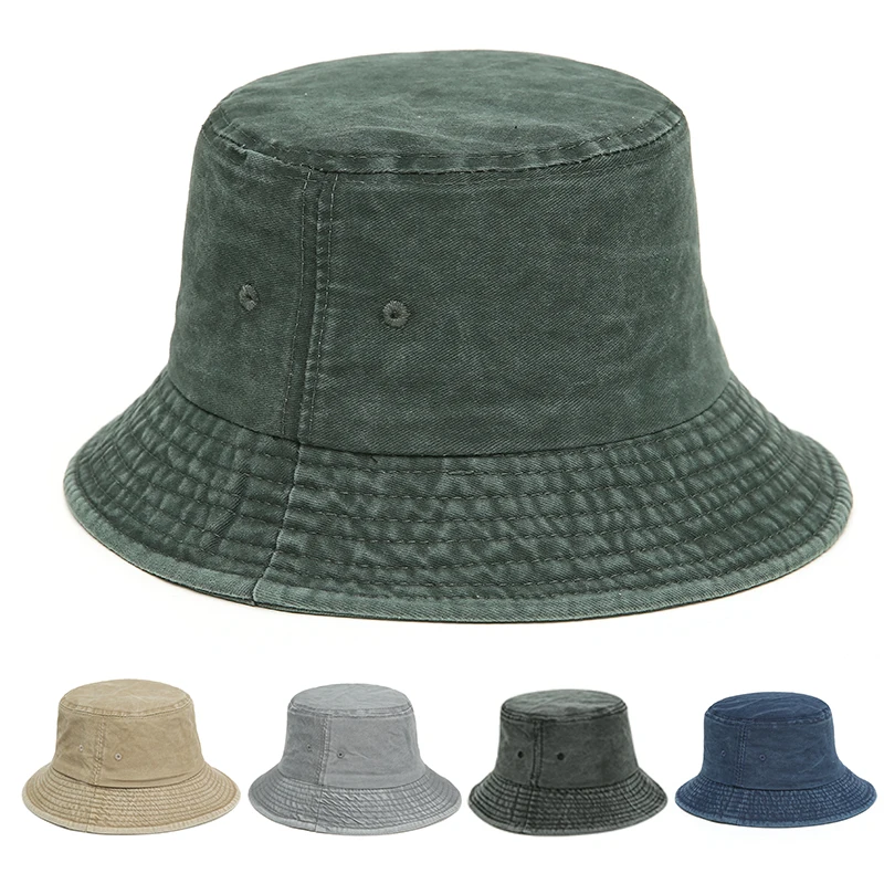 

Autumn and winter men and women washed denim fisherman hat Korean version of the wild outdoor foldable sunscreen fisherman hat