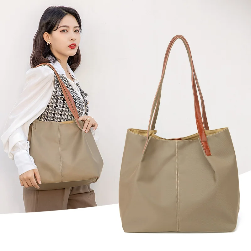 

New Casual Women Tote Bag for Work Torebka Damska Lightweight Handbag Shoulder Bag Oxford Bolsa Feminina Sac Bandouillere Femme