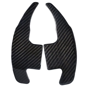 

1 Set Real Carbon Fiber Steering Wheel Paddle DSG Shifter Extension for Ford Mustang 2015-2019