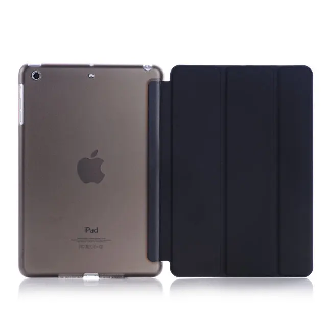 Для Apple ipad 2 3 4 Sleeping Wakup ультратонкий кожаный чехол для ipad 4 ipad 3 ipad 2 A1459 A1460 A1396 - Цвет: Черный