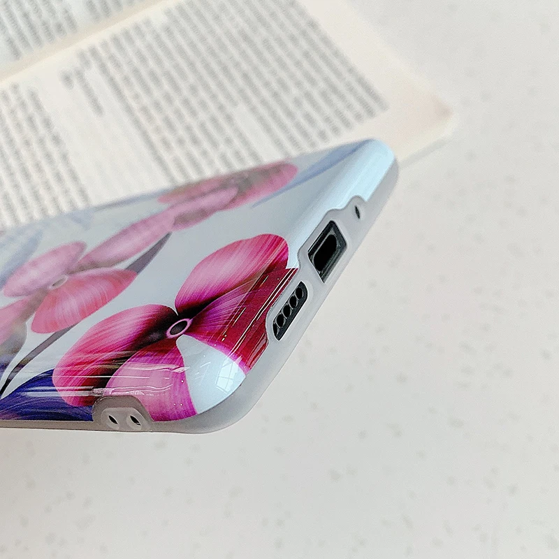 Чехлы для телефонов huawei P20Pro P30lite mate 20Pro Lite цветы и растения мягкий чехол из ТПУ для huawei mate 30 30Pro задние чехлы