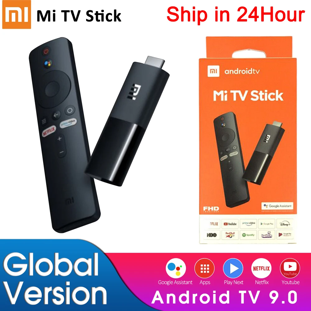 Xiaomi Mi TV Stick Globale Version Android TV 9,0 2K HDR Quad Core 1GB RAM  8GB ROM bluetooth Wifi 5 Netflix Google Assistent|TV Stick| - AliExpress
