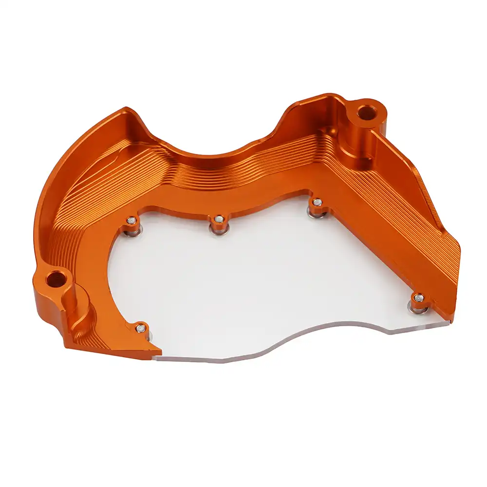 RONGLINGXING Engine Case Saver Front Sprocket Cover Chain Guard For KTM RC8 RC8R 1190 Adventure 1290 Super Duke T GT Super ADV R S 2008-2019 Color : Orange