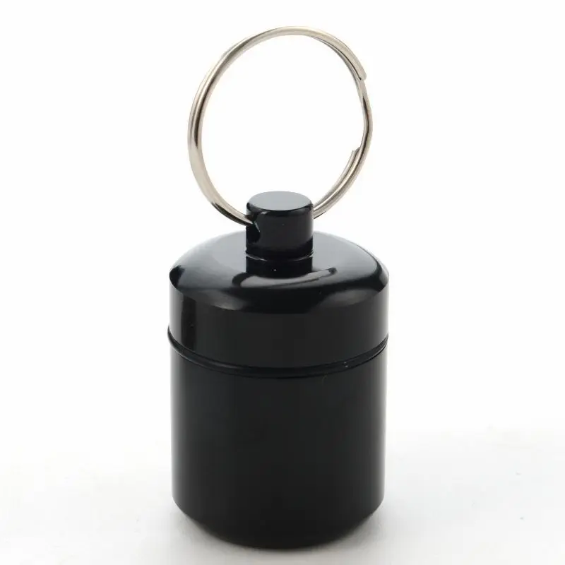 

EDC Aluminum Alloy Waterproof Box Mini Portable Medicine Bottle Drug Container