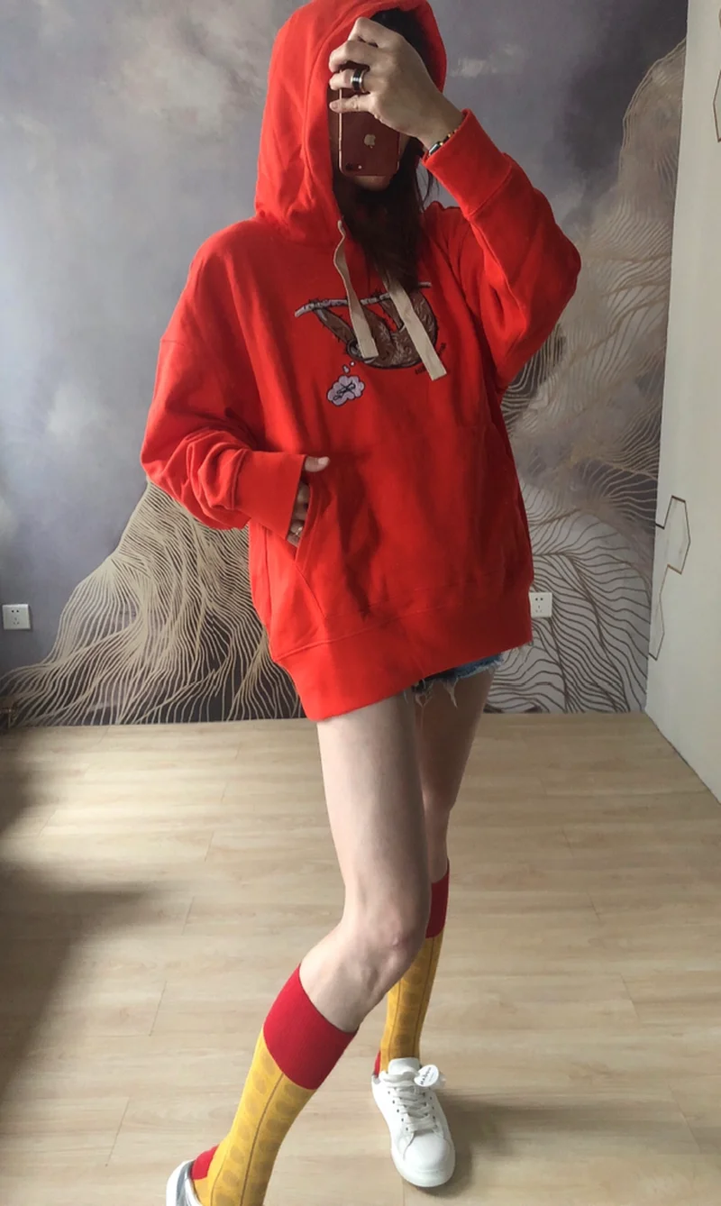 

Women Hoodie 2020 Spring Autumn and Winter New Hippocampus Embroidery Hooded Sweatshirt