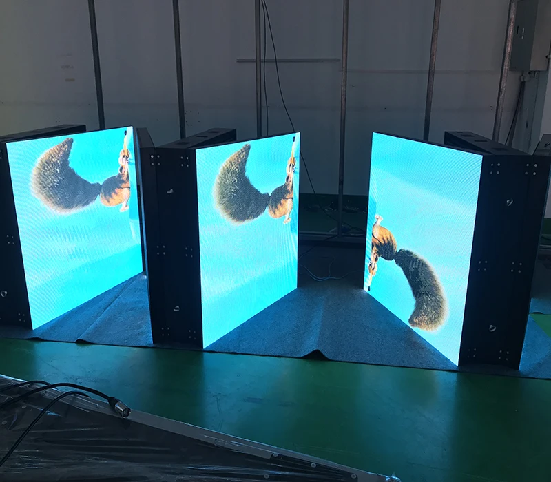 P4 напольный Панель Экран 64x32 пикселей светодиодный Дисплей полный Цвет Rgb 256x128mm 1/8 сканирования
