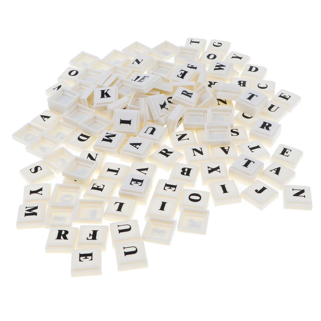 114pcs Literacy Word Spelling Puzzle Match Game - Alphabet Blocks Developmental Letter Chess Game Toys