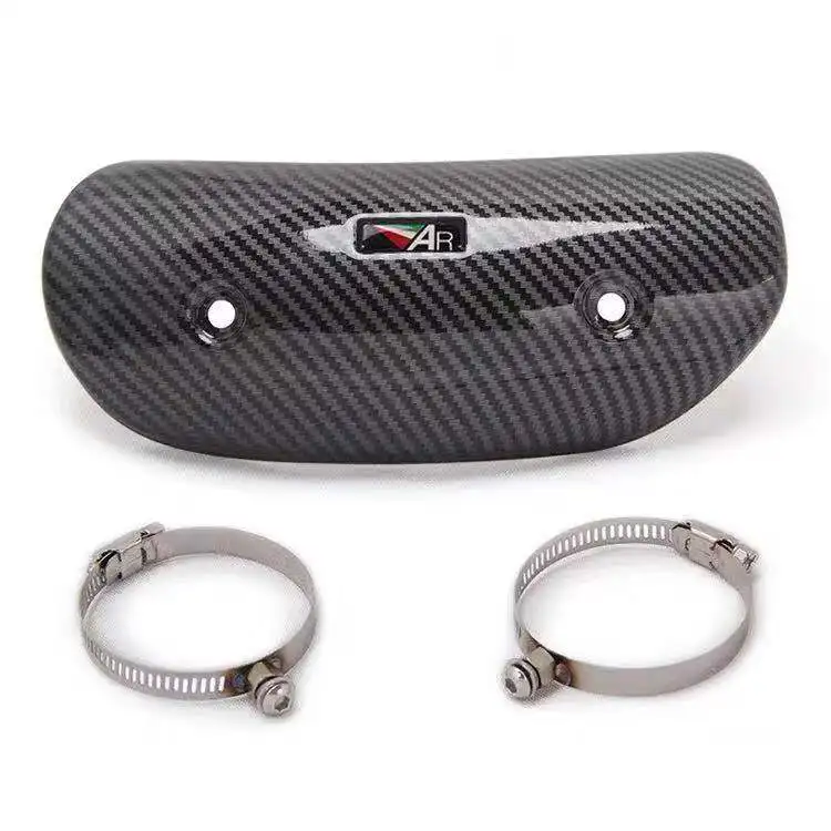 T50 мотоцикл SC racingproject средняя крышка трубы Akrapovic выхлопной протектор для CBF125 BAJAJ PULSAR 200 NS fz6 s2 gsx s1000 - Цвет: K