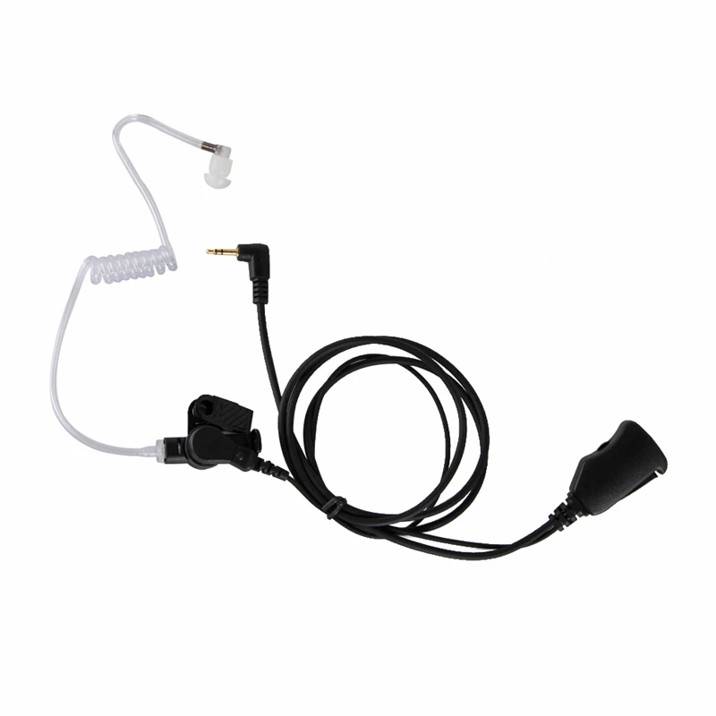 

2.5mm Headset 1 Pin Air Tube Earpiece PTT for Walkie Talkie Two Way Radio TLKR T5 T7 T80 T5720 T5428 FR50 FR60