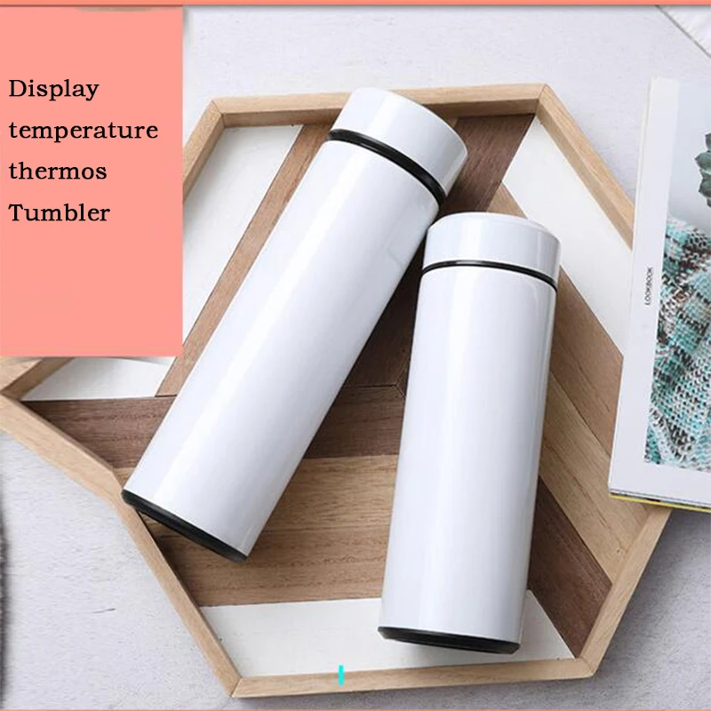 Stainless Steel Sublimation Thermos Bottle 500 ml / 17oz With cup