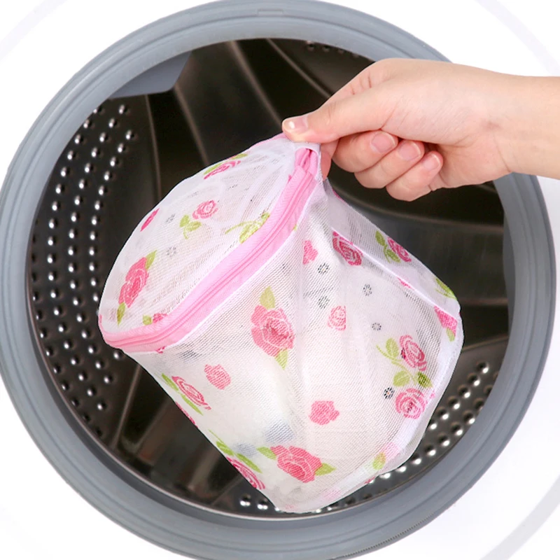 

Zipped Wash Laundry Bag Washing Mesh Net Lingerie Underwear Bra Clothes Socks