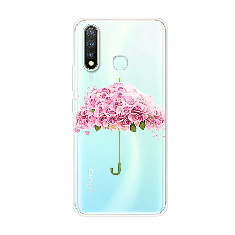 Чехол для Vivo Y19, милый мультяшный Мягкий ТПУ силиконовый чехол для телефона s, чехол для Vivo Y5s, чехол для Vivo U3, кот, животные, Fundas Y 19 - Цвет: 28