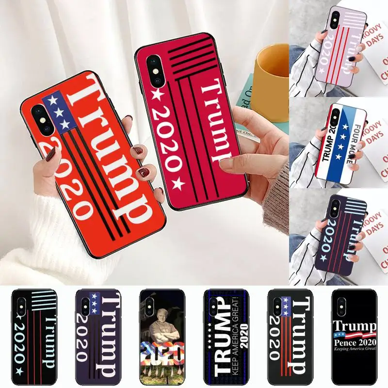 

Donald Trump Election 2020 Phone Case for iPhone 11 12 pro XS MAX 8 7 6 6S Plus X 5S SE 2020 XR