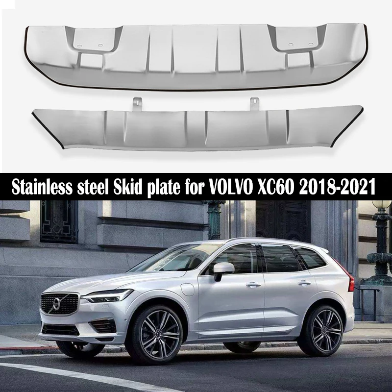 Front+ Rear Bumper For VOLVO XC60 2018 2019 2020 2021 Diffuser Guard