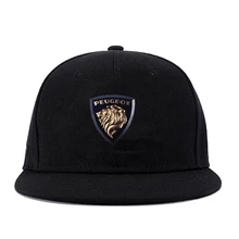 Золотой узор Логотип Peugeot Летняя Повседневная Хип-хоп кепка регулируемая