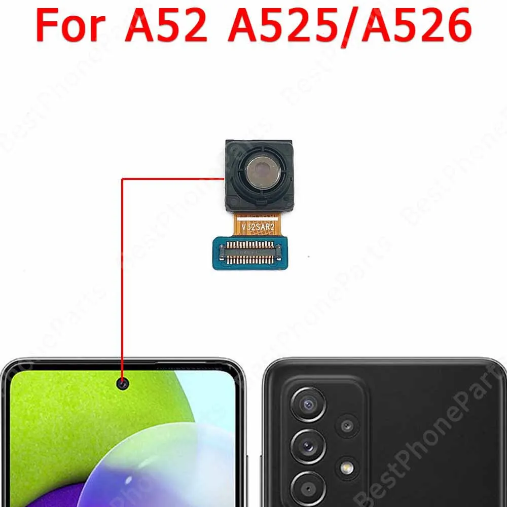 Front Back Camera For Samsung Galaxy A52 A525 A526 Rear Backside