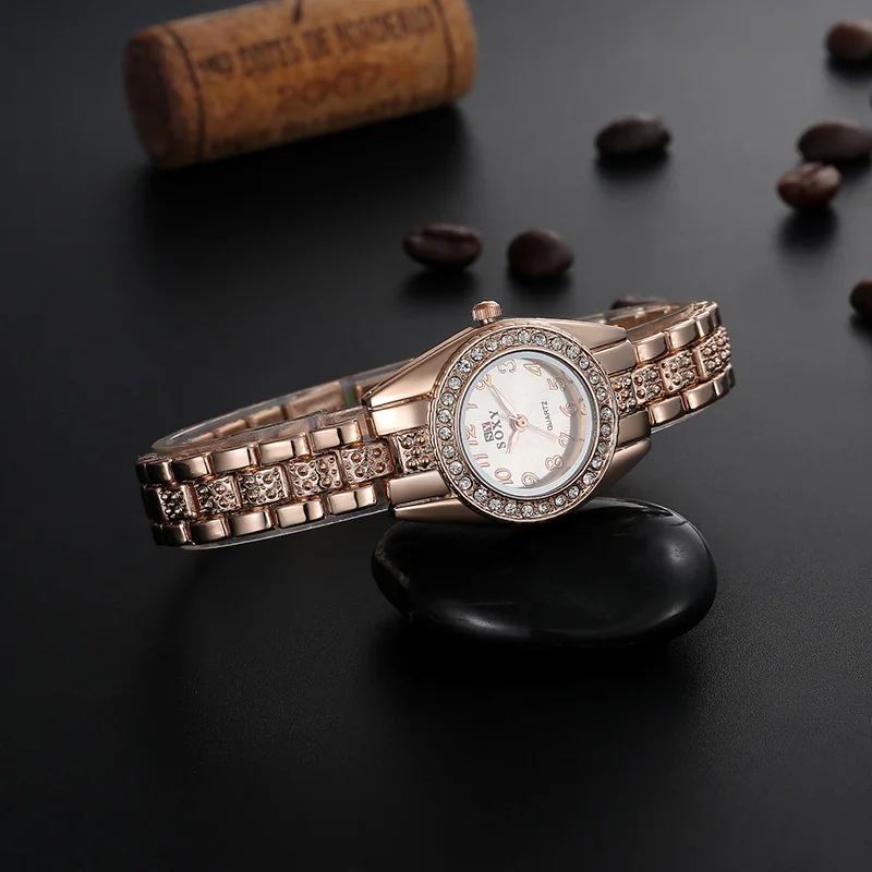 SOXY модный роскошный браслет со стразами кварцевые женские часы розовое золото часы женские reloj mujer женские часы bayan kol saati