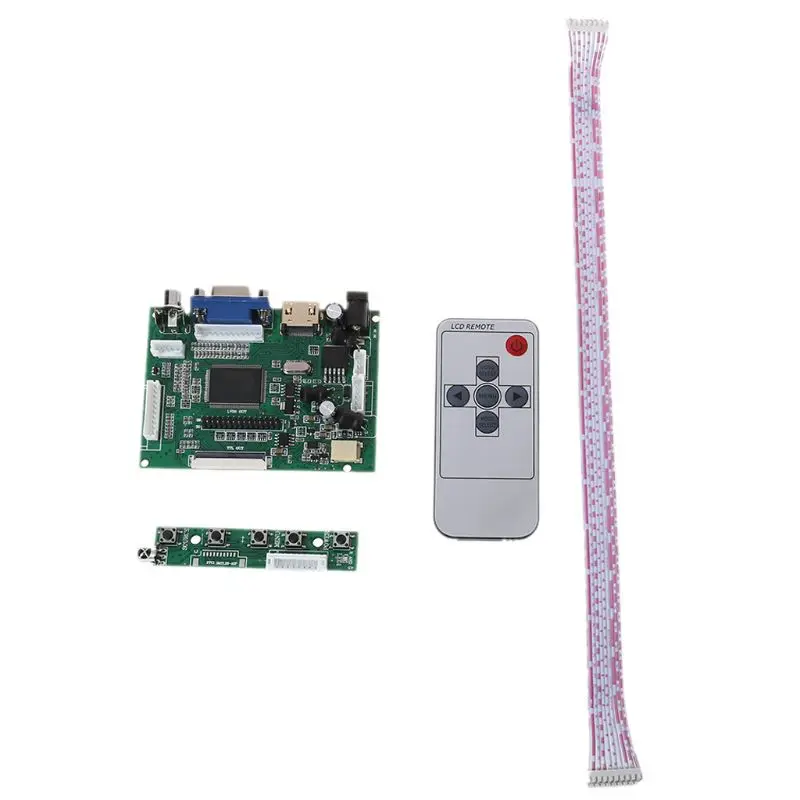 1 компл. Дистанционное управление HdMI VGA 2AV 50PIN для AT070TN90 92 94 Модуль платы драйвера C90F