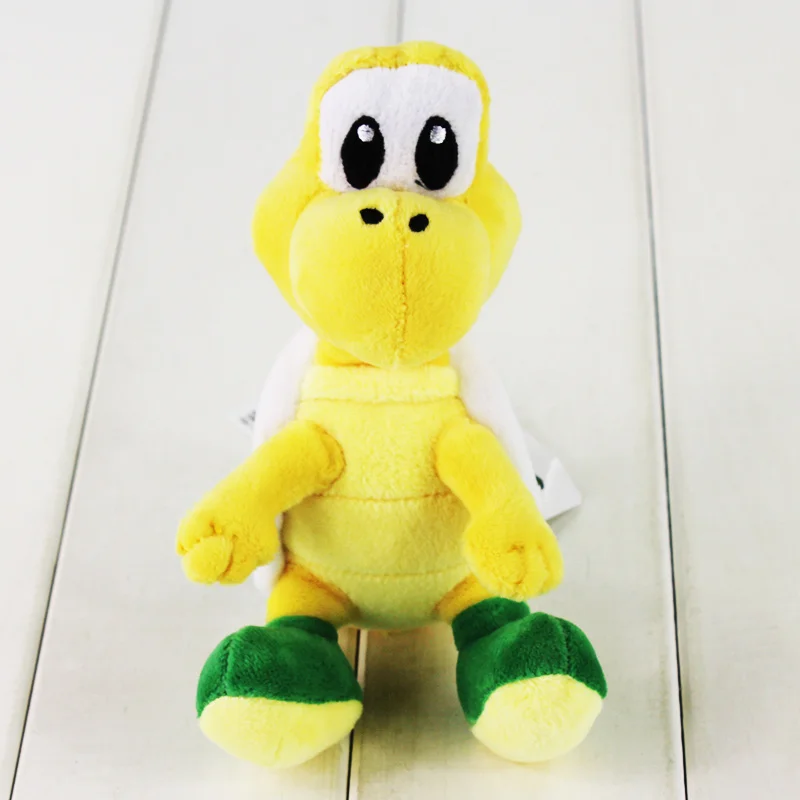 16 см Супер Марио Плюшевые игрушки Koopa Troopas Красный Зеленый черепаха набивная черепаха животное кукла для детей - Цвет: Зеленый