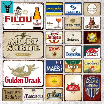 

Delicious Beer Cocktail Corner Metal Tin Sign Plaque Decoration Bar Retro Wall Decoration Iron Painting