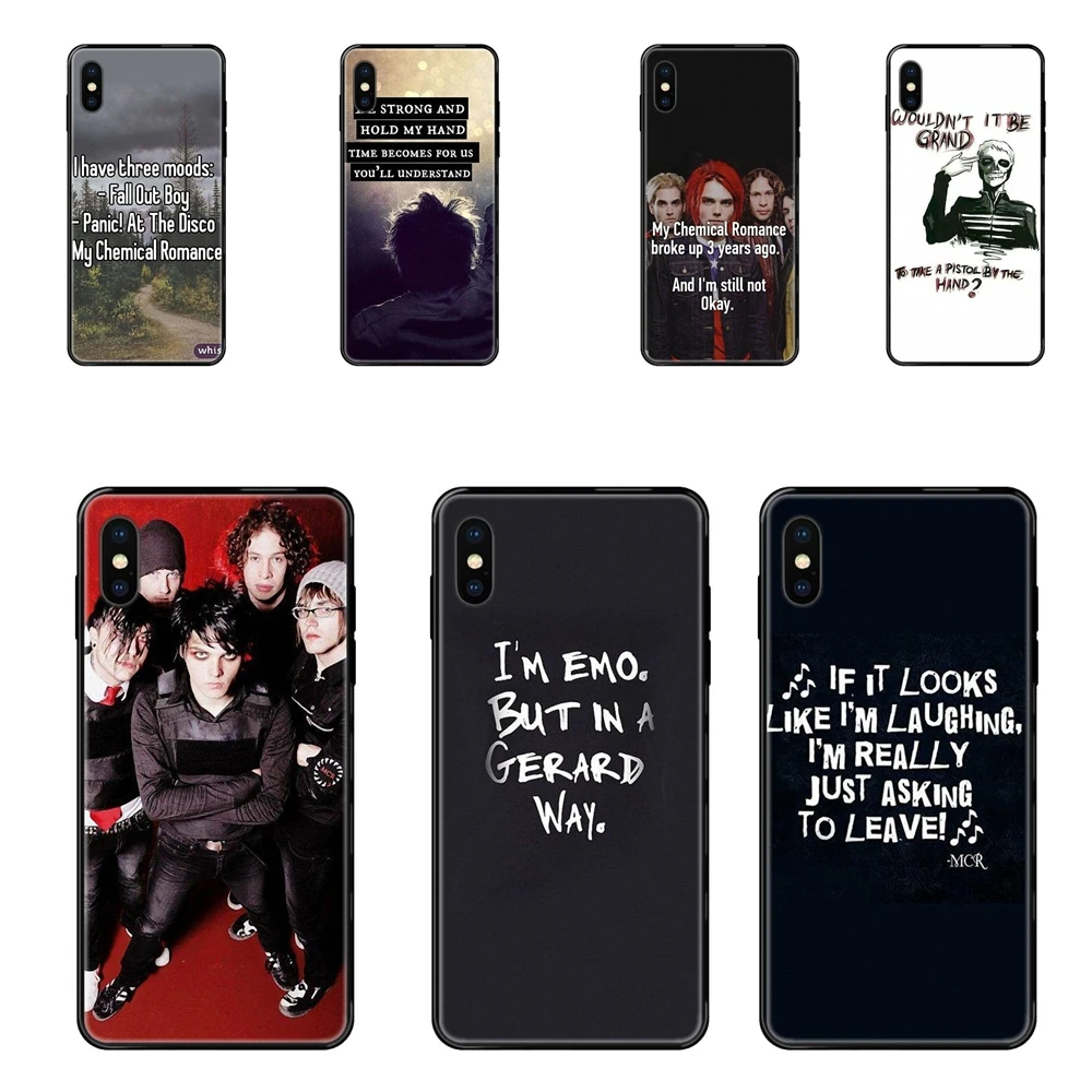 My Chemical Romance Mcr Band For Children Huawei Honor 20 20i 20s 10 10i 6A 7A 7X 8C 8X 9 9A 9I 9X Lite Pro Black Soft TPU | Мобильные