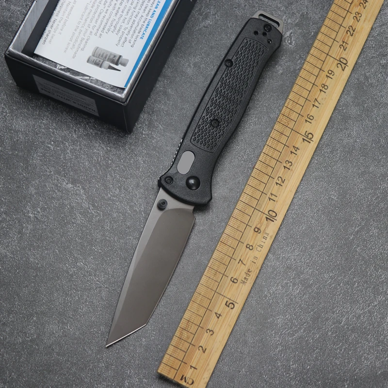 

BM 537 nylon fiberglass handle D2 blade folding pocket survival EDC tool camping hunting practical outdoor tactical knife