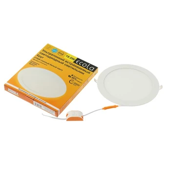 

Recessed LED panel with Ecola driver, Circle, 18 W, 220 V, 2700 K, 225x20 4022829