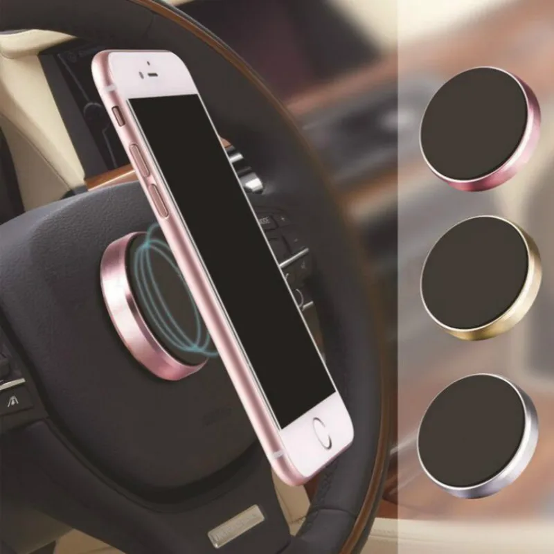 

1PC Universal Smartphone Car GPS Bracket Magnetic Stand Dashboard Mount Metal Phone Holder Car Styling Tools car magnetic holder