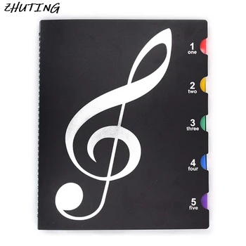 

Creative A4 Music Book Folders Piano Multi Function Score Practical File Document Storage Holder