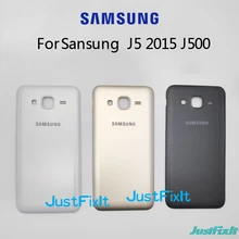 Для Samsung Galaxy J5 j500 J500F J500H J500FN задняя Батарея крышка Дверь задняя Стекло Корпус чехол заменить Батарея крышка