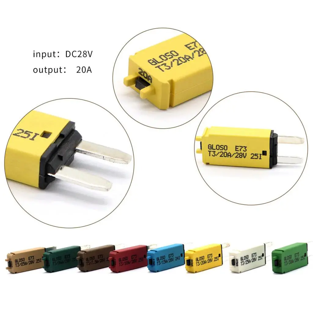 12V-24V Automotive Car Boat Circuit Breaker Samll Fuse Resettable 20A | Автомобили и мотоциклы