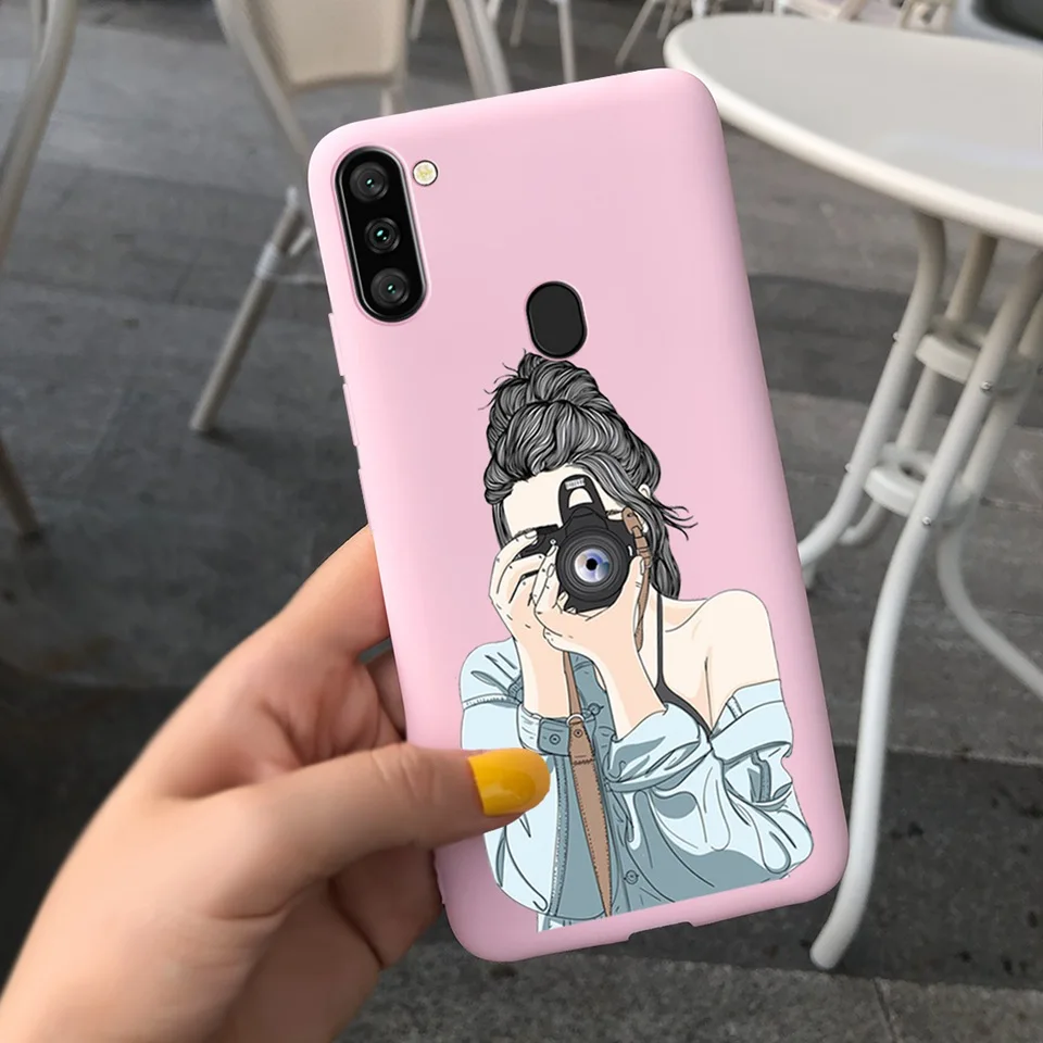 Shockproof Cartoon Silicone Phone Case For Samsung Galaxy A11 A 11 SM-A115F/DS 6.4